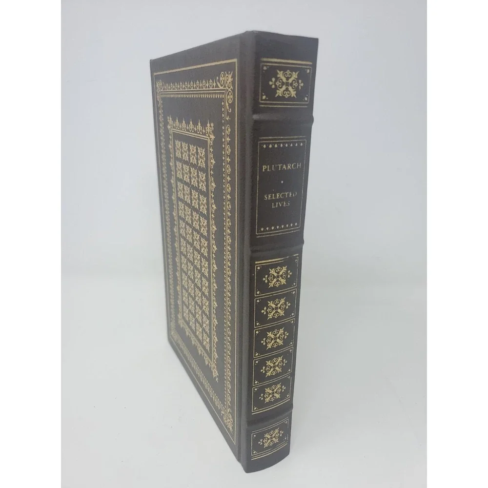 Plutarch: Selected Lives Hardcover 1982 Franklin Library Greek Roman Greece Rome